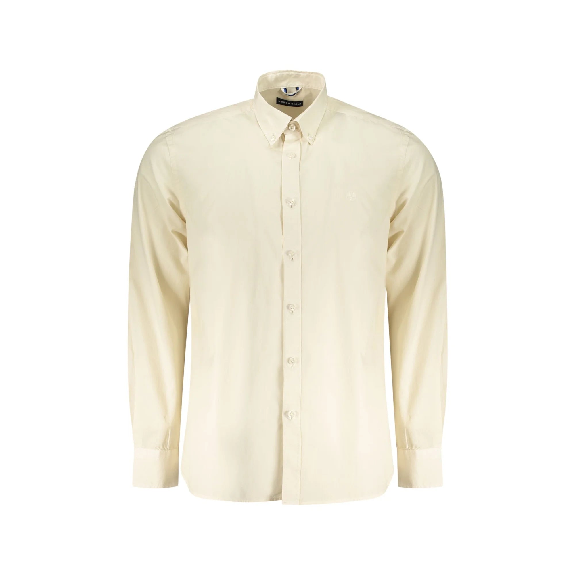 North Sails Camicia Maniche Lunghe Uomo Beige Ricamo Camicie - foto prodotto
